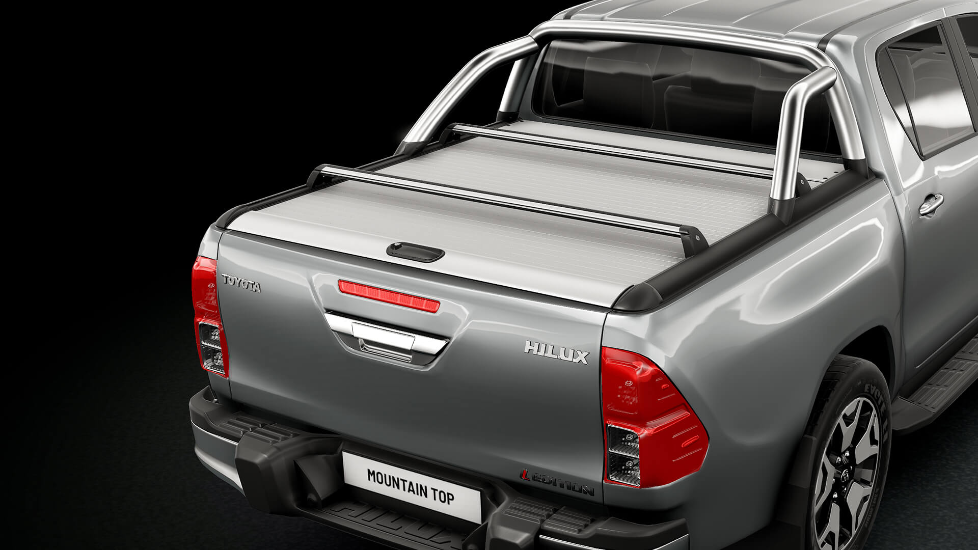 Mountain Top Roll Cover, Cargo Carrier and Sports Bar for Toyota Hilux